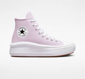Converse Chuck Taylor All Star Move Platform Seasonal Color High Tops Shoes White / White | CV-192GMA