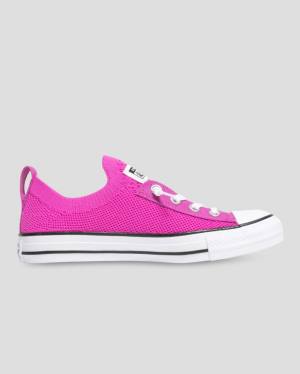 Converse Chuck Taylor All Star Shoreline Knit Slip Low Tops Shoes Pink | CV-689XDU