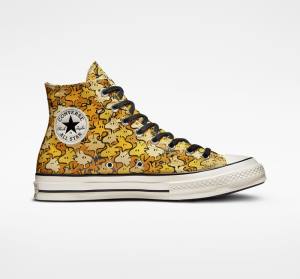 Converse Peanuts Chuck 70 High Tops Shoes Yellow / Gold | CV-537REK