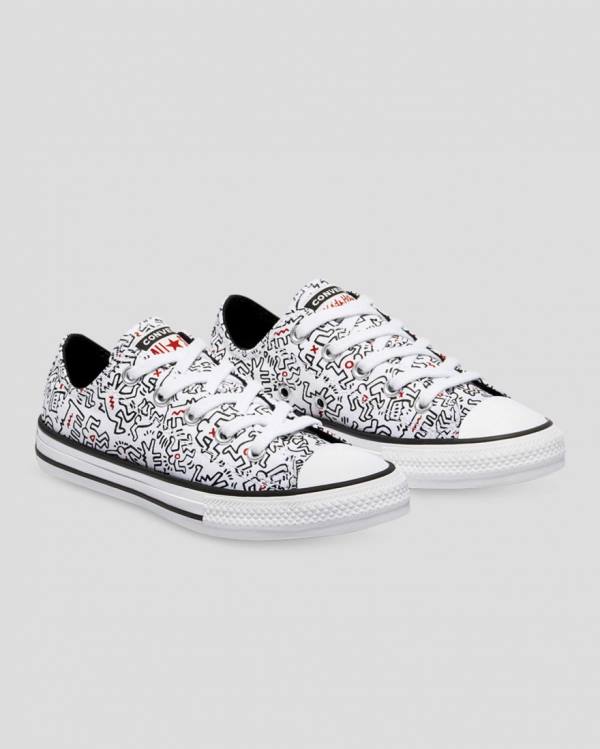 Converse Keith Haring Chuck Taylor All Star Low Tops Shoes White | CV-625QSJ