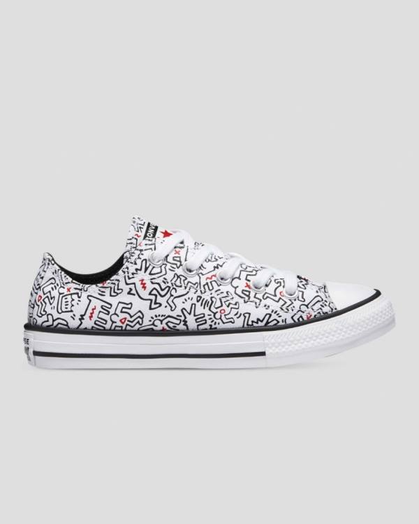 Converse Keith Haring Chuck Taylor All Star Low Tops Shoes White | CV-625QSJ
